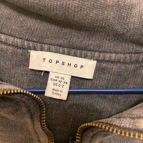 Topshop Half Zip Pullover - Picture 2 of 3